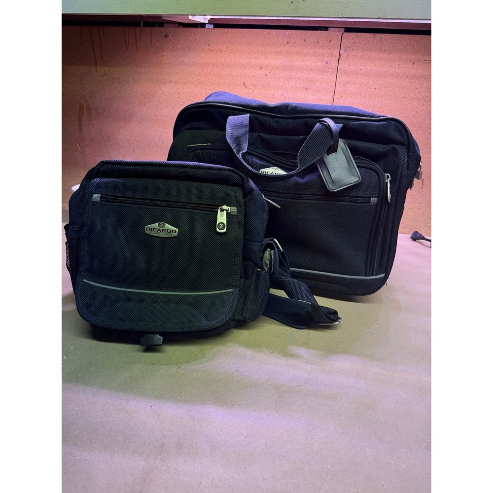 Ricardo Beverly Hills Rolling Carry On Tote + Travel Bag Set Luggage